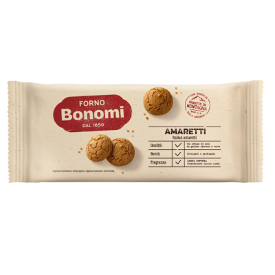 Ciastka Włoskie Amaretti 200g | Bonomi