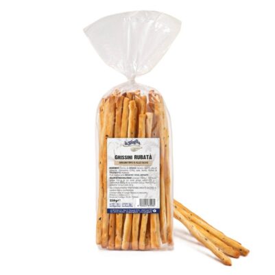 Paluszki z oliwkami Grissini alle Olive 250gr | La Sfoglia