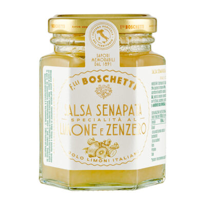 Salsa musztardowa Senapata al Limone 130g | Boschetti
