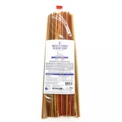 Makaron Tricolore Spaghetti tricolor 500g | Mazzi